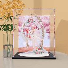 展示盒 防塵盒 收納盒 崩壞3德麗莎花裳月紗18手辦拼裝防塵罩收納柜透明亞克力展示盒 歷史價格詳細信息