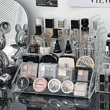 眼影盤收納盒桌面口紅粉餅架亞克力分隔整理盒化妝品置物架【沃匠家居工具】 歷史價格詳細信息