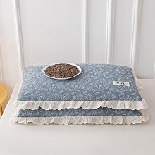 枕頭蕎麥枕韓式全棉砂洗拼色枕全蕎麥殼護頸椎枕頭助睡眠成人 歷史價格詳細信息