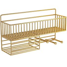 浴室衛生間置物架免打孔廁所洗手間洗漱臺壁掛三角架實木 歷史價格詳細信息