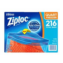 Ziploc 雙層夾鏈冷凍保鮮袋 小 216入 2入 C921389 歷史價格詳細信息