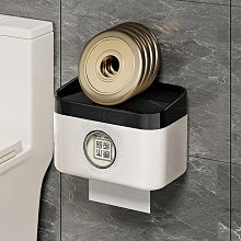 免打孔浴室衛生紙廚房紙巾架置物架雙層防潑水透明壓克力紙巾盒-2入組 歷史價格詳細信息