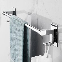 毛巾架免打孔衛生間304不鏽鋼浴巾架杆置物架浴室收納廁所壁挂架 歷史價格詳細信息