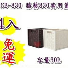 《用心生活館》台製 免運12入 24L 大藤藝美樂置物籃 尺寸50*36*25.8cm 收納架 整理籃 KGB-26 歷史價格詳細信息