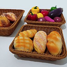 編織包塑料筐收納籃菜籃子購物盒編織筐瀝水籃藤編吊籃手拎水果車*爆款 歷史價格詳細信息