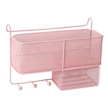 床上收納筐宿舍好物床頭掛架上下鋪置物架床邊掛籃手機雜物收納盒~特價 歷史價格詳細信息