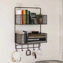 大學生宿舍鋪壁掛收納籃宿舍神器上鋪收納床上床邊掛籃床頭置物架~特價 歷史價格詳細信息