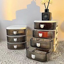 桌面化妝品口紅收納盒電腦增高架復古木質櫃抽屜式桌上物品置物架桌面收納置物架 桌面收納 ins 書架桌上收納 桌上 收納櫃  品質】 歷史價格詳細信息