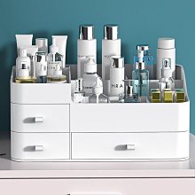 化妝品收納盒桌面梳妝臺護膚品置物架口紅整理箱桌上抽屜式小盒子 歷史價格詳細信息