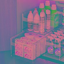 櫥柜收納盒廚房桌面柜子用品整理盒水槽下雜物收納筐直角儲物盒子【zero潮流屋】 歷史價格詳細信息