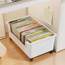 教室桌下書本帶輪可移動小推車收納架置物架桌旁落地多層書架書柜~定金 歷史價格詳細信息
