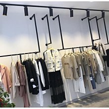 服裝展示架壁掛式上牆掛衣架多層掛衣杆牆上固定晾衣架家用側掛架 歷史價格詳細信息