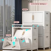 收納柜儲物柜家用免安裝柜子置物柜兒童零食玩具衣服整理箱收納箱-雅怡尚品 歷史價格詳細信息