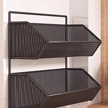 姜蒜收納筐編織掛籃廚房生薑蒜頭大蒜蔥雞水果壁掛籃藤編收納盒 歷史價格詳細信息