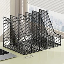 立式文件夾收納盒辦公室亞克力桌面置物架資料框歸類整理筐分類欄~特價 歷史價格詳細信息