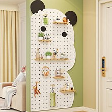 洞洞板實木桌面免打孔板牆上置物架隔板宿舍書桌上辦公桌面收納架 歷史價格詳細信息