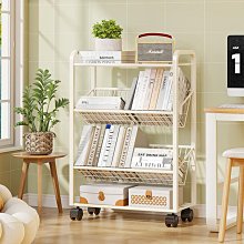 可移動書架 桌邊置物架 書桌側邊收納架 書本書立架 掛書袋 歷史價格詳細信息