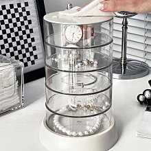 首飾收納盒多層旋轉耳環耳環髮夾頭飾頭繩簡約小精緻整理飾品盒子垃圾收納盒 小收納盒內衣衣服內褲收納盒 歷史價格詳細信息