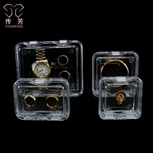 現貨 傳芳懸浮防氧化首飾盒 珠寶文玩高彈性膜密封收納盒黑色扣展示盒-可開發票 歷史價格詳細信息