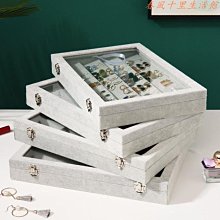 現貨熱銷-首飾收納盒高檔精致手表飾品戒指耳釘新款黃金珠寶盒皮質多層免運 歷史價格詳細信息