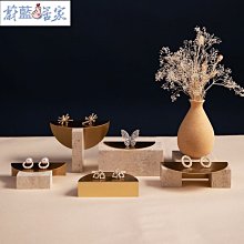 首飾展示架創意石膏櫻花粉系列高檔店鋪柜臺陳列擺件拍照展示道具~爆款 歷史價格詳細信息