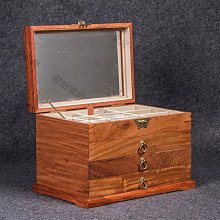 【熱賣精選】復古紅木百寶箱老撾紅酸枝飾品古董玉器收納箱婚慶嫁妝珠寶首飾盒紅木首飾盒 歷史價格詳細信息