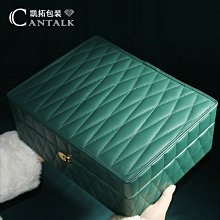 首飾盒 收納盒 首飾盒高檔防氧化輕奢精致耳釘耳飾飾品收納盒高級多功能大容量-正正精品 歷史價格詳細信息
