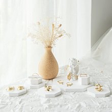 首飾展示架創意石膏櫻花粉系列高檔店鋪柜臺陳列擺件拍照展示道具~爆款 歷史價格詳細信息