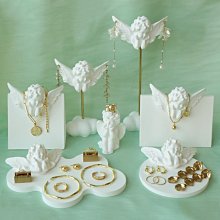 首飾展示架創意石膏櫻花粉系列高檔店鋪柜臺陳列擺件拍照展示道具~爆款 歷史價格詳細信息