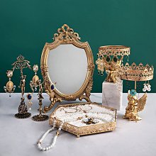 首飾展示架創意石膏櫻花粉系列高檔店鋪柜臺陳列擺件拍照展示道具~爆款 歷史價格詳細信息