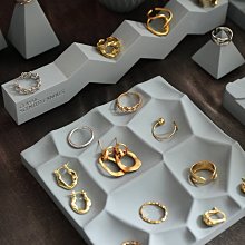 首飾展示架創意石膏櫻花粉系列高檔店鋪柜臺陳列擺件拍照展示道具~爆款 歷史價格詳細信息