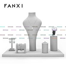 【京野生活館】項鏈展示架PU皮脖子人像飾品脖架珠寶展示道具白色RX034/展示道具/便攜收納/熱銷推薦/新品特惠 歷史價格詳細信息