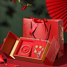 彩禮盒訂婚定親下聘禮盒彩禮箱萬訂親三金箱結婚裝錢箱提親聘金 歷史價格詳細信息