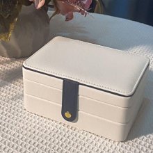 首飾盒2023新款高檔精致便攜手鐲飾品串珠項鏈耳飾耳釘耳環收納盒 歷史價格詳細信息