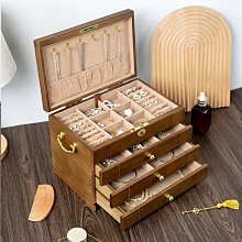 【古木質飾品櫃】實木公主珠寶收納盒 奶奶首飾櫃 復古首飾盒 古風飾品盒 高檔歐式首飾盒 高檔耳環 收納盒子ZP 歷史價格詳細信息