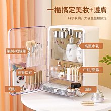 妝台收納箱 多功能化妝品收納箱 化妝盒 化妝品 化妝箱 保養品收納 梳妝台收納盒 歷史價格詳細信息