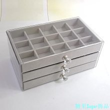 透明耳環收納項鍊收納壓克力首飾盒吊掛式飾品展示盒防塵收納多分層-黑/透【AAA3618】 歷史價格詳細信息