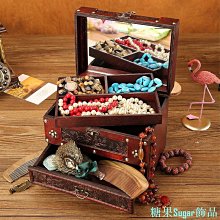 帶鏡子首飾盒 白色 耳飾耳墜戒指項鏈發飾手飾品 抽屜式收納盒 歷史價格詳細信息