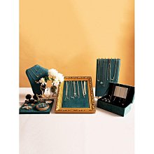 首飾展示架綠色多功能絨布耳環收納架戒指托飾品珠寶陳列拍攝道具~爆款 歷史價格詳細信息