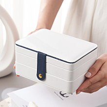 創意首飾收納盒旅行便攜式首飾盒 皮質珠寶盒戒指收納飾品盒收納 歷史價格詳細信息