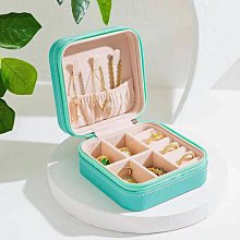 便攜簡約首飾盒馬卡龍色飾品旅游出行耳釘耳環耳飾項鏈戒指收納盒 歷史價格詳細信息