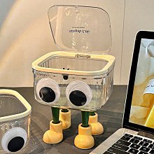 戒指大眼萌妹卡通怪獸開口戒指女年新款食指戒可愛設計閨蜜指環 歷史價格詳細信息