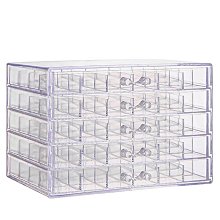 快速出貨 首飾收納盒防氧化耳環耳針項鏈絨布壓克力飾品盒子 歷史價格詳細信息