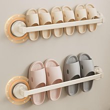 吸盤拖鞋架衛生間免打孔廁所壁掛置物架浴室瀝水掛架收納 歷史價格詳細信息