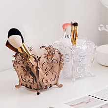 化妝刷收納筒桌面化妝品收納盒亞克力梳妝檯散粉眼影眉筆置寶壽堂 歷史價格詳細信息
