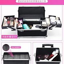 【熱賣精選】專業化妝箱拉桿紋繡美甲工具箱牛津布美容美發美甲珠寶彩妝工具箱 歷史價格詳細信息