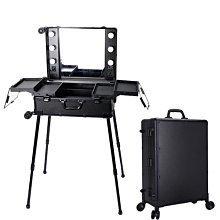 專業拉桿化妝箱多層可自由調節美甲 紋繡美睫半永久工具箱 歷史價格詳細信息