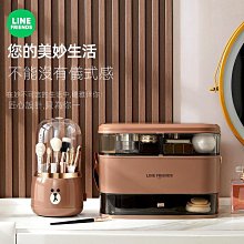 FRIENDS 化妝品 收納盒 防塵 置物架 化妝收納 筆筒 BROWN 熊大 歷史價格詳細信息