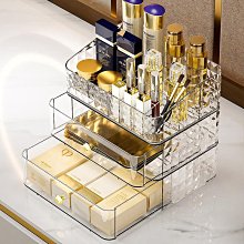 現貨 快速發貨化妝品收納盒桌面護膚品整理盒梳妝臺化妝刷口紅置物架亞克力透嚴 歷史價格詳細信息