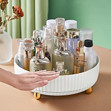 旋轉化妝品收納盒桌面護膚品置物架梳妝臺透明旋轉化妝架抖音同款 歷史價格詳細信息